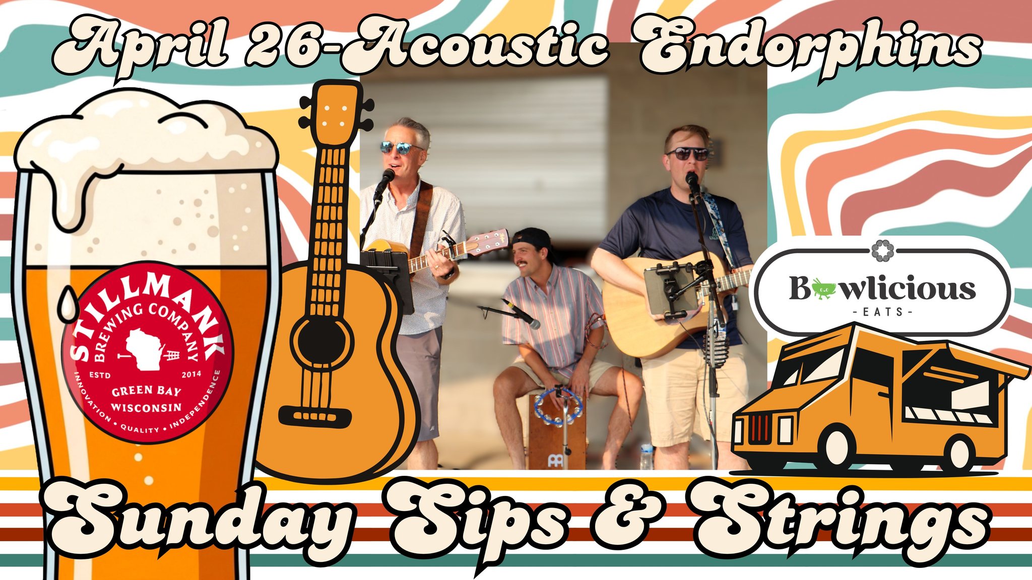 Sunday Sips & Strings: Acoustic Endorphins & Bowlicious