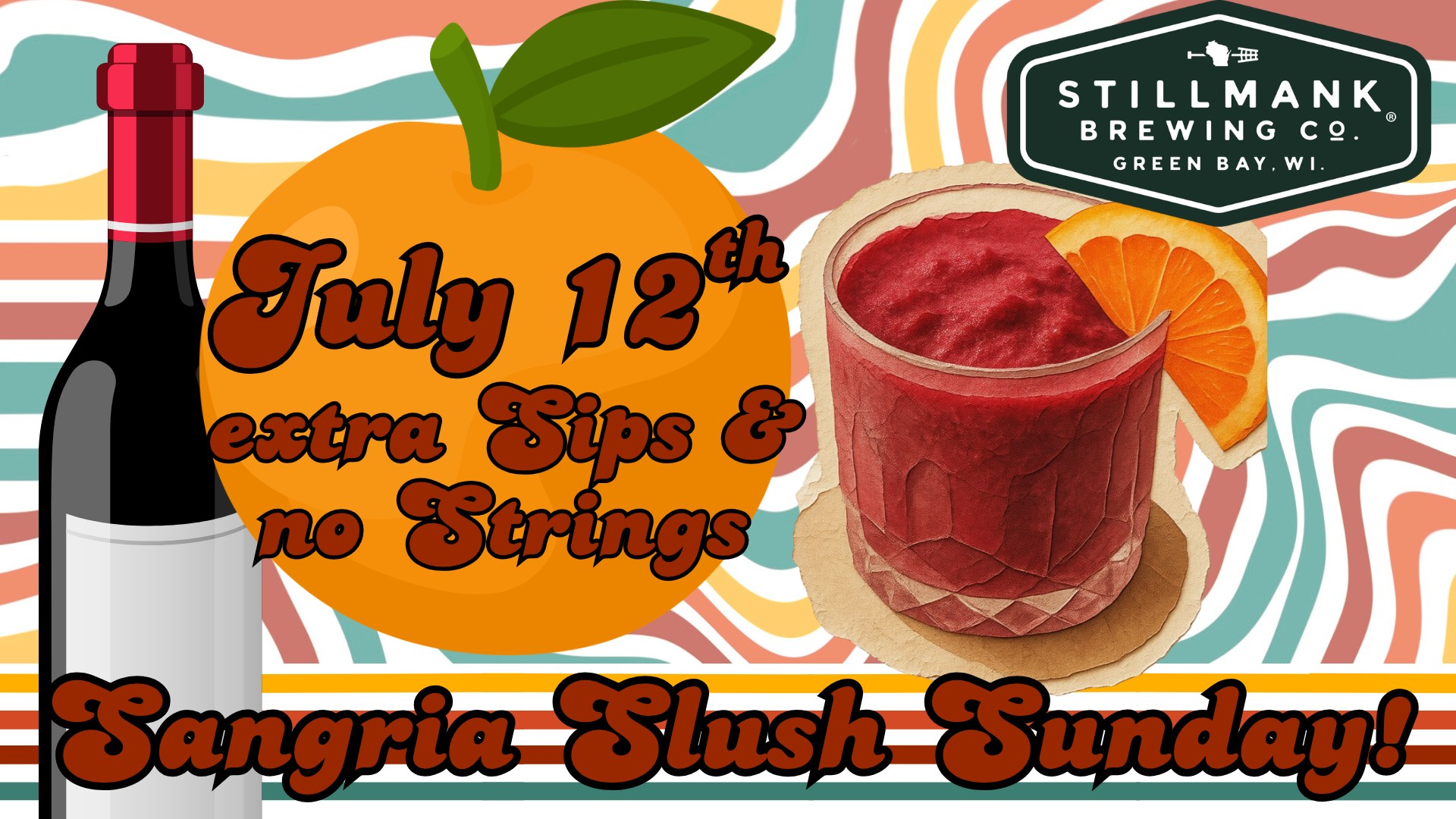 Extra Sips & No Strings: Sangria Slush Sunday!
