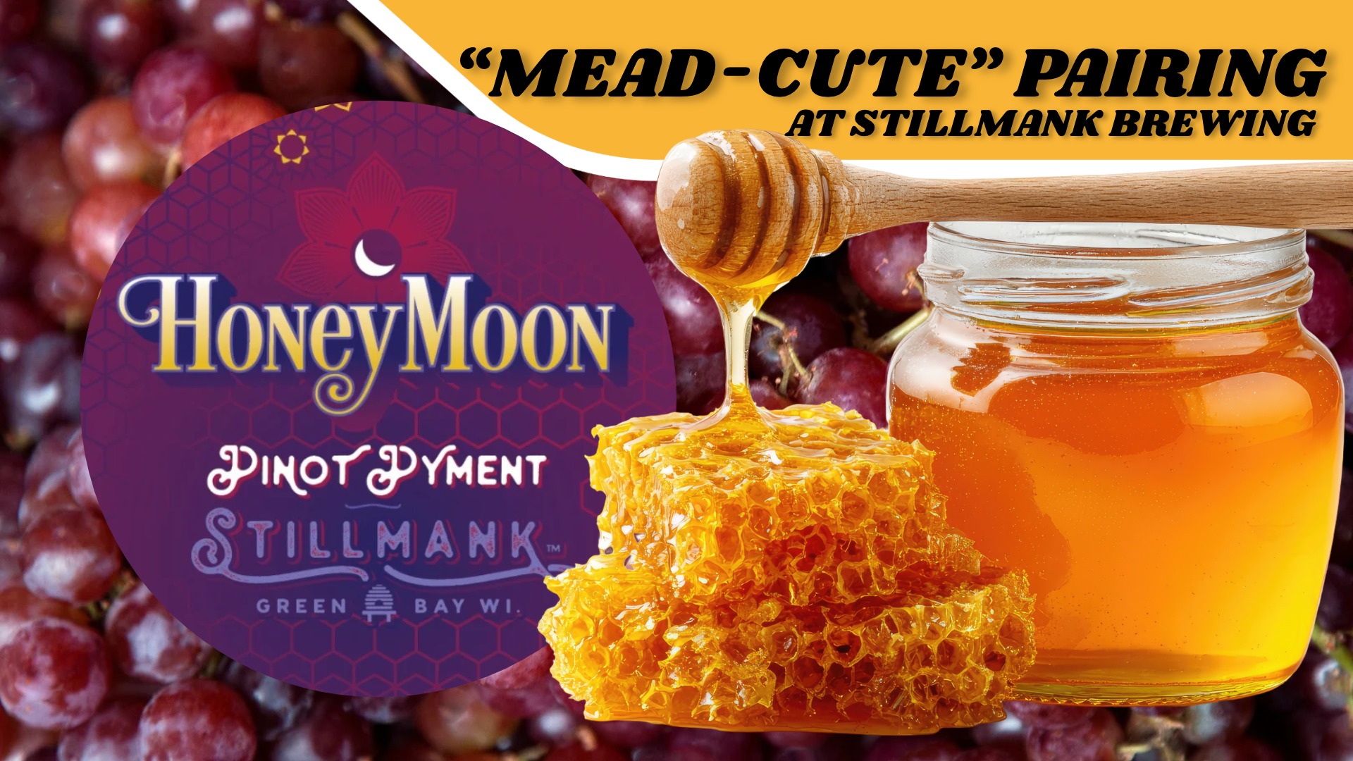 HoneyMoon Pinot Pyment Release with "Mead-Cute" Pairing