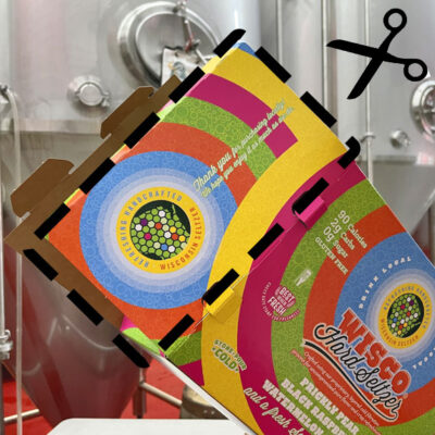 Cut off the inside flap that reads THANK YOU FOR PURCHASING LOCALLY